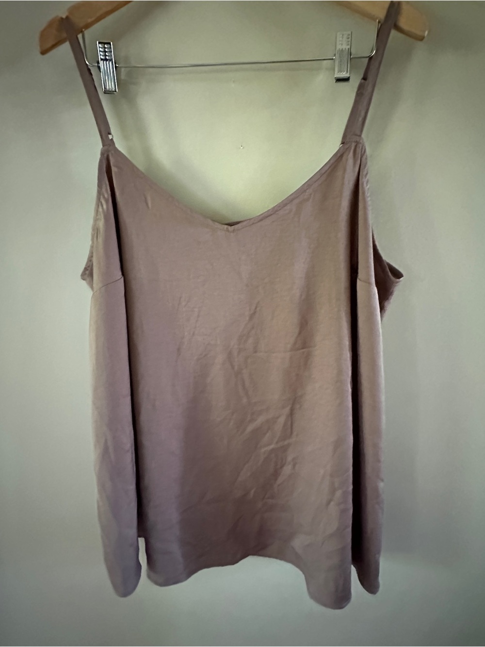torrid Ave Stretch Challis Taupe Satin Cami size 1 (14/16) NWT